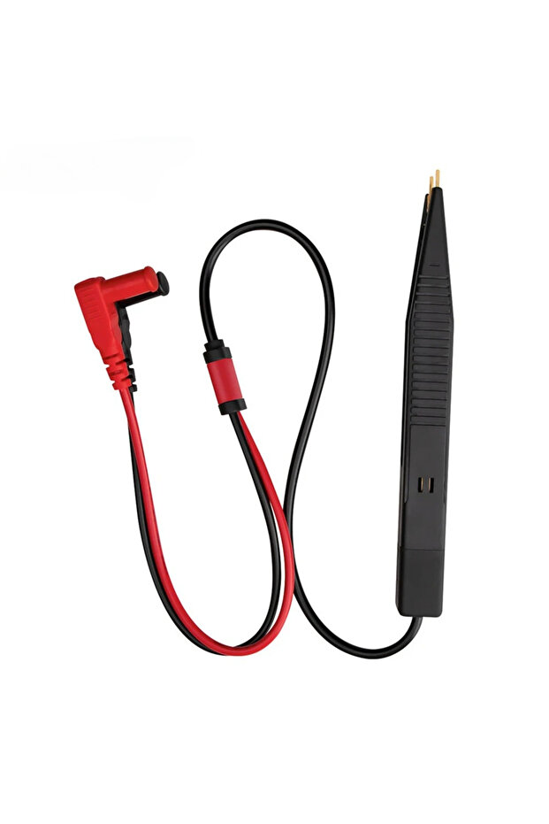 مشبك مكثف أسود، كاشف، خط اختبار السعة، أسلاك اختبار، مشبك LCR، اختبار عالمي، مكثف، مقاومة
