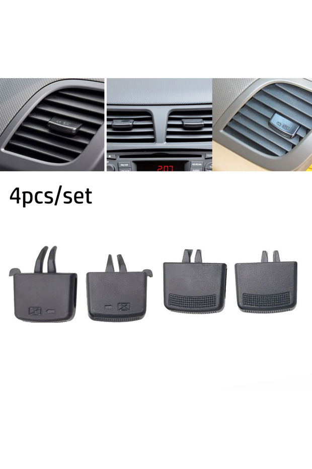 4pcs 1/4pcs Front A/C Air Vent Outlet Tab Clip Repair Kit For Hyundai For VERNA For SOLARIS 2010-201