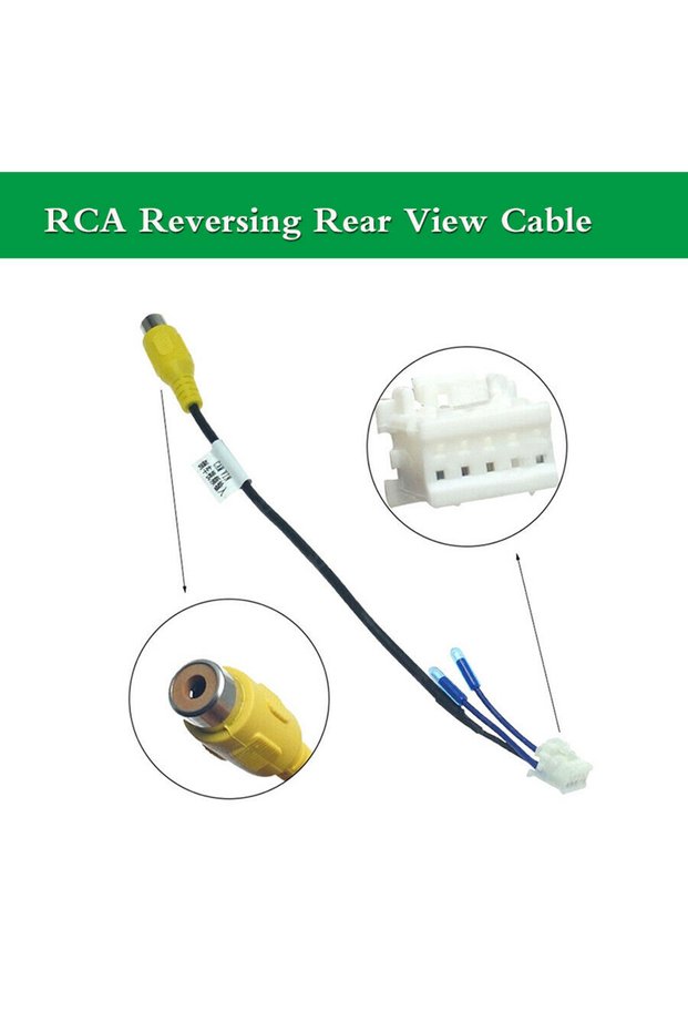 1piece Auto Rear View Backup Camera Cable Adaptor RCA 10Pin For Car Stereo Radio DVD Monitor Car...