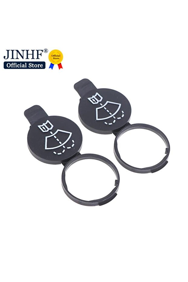 Hot sale 2Pcs Car Washer Water Tank Bottle Cap Windshield Wiper Fluid Reservoir Cover