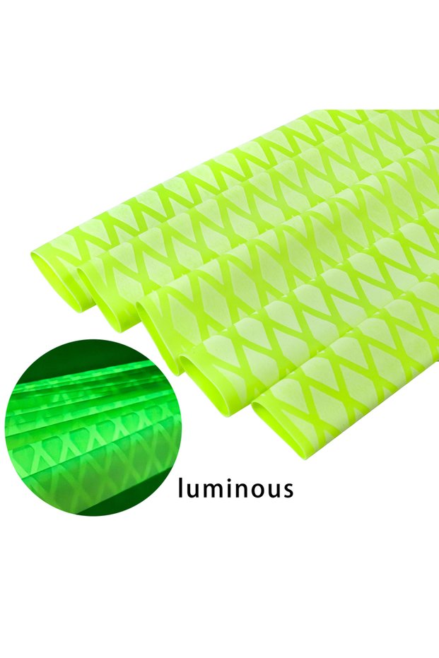 35 mm 1m fluorescent green Luminous Tubing Anti Slip Heat Shrink Tube 2:1 Shrinkage Ratio For Fishin
