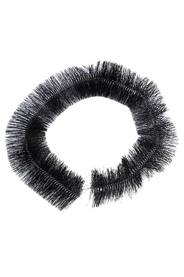 black 100mmX1m Gutter Brush Roof Leaf Guard Cleaner Heavy Duty Twig Filter Home Garden Protection Gu