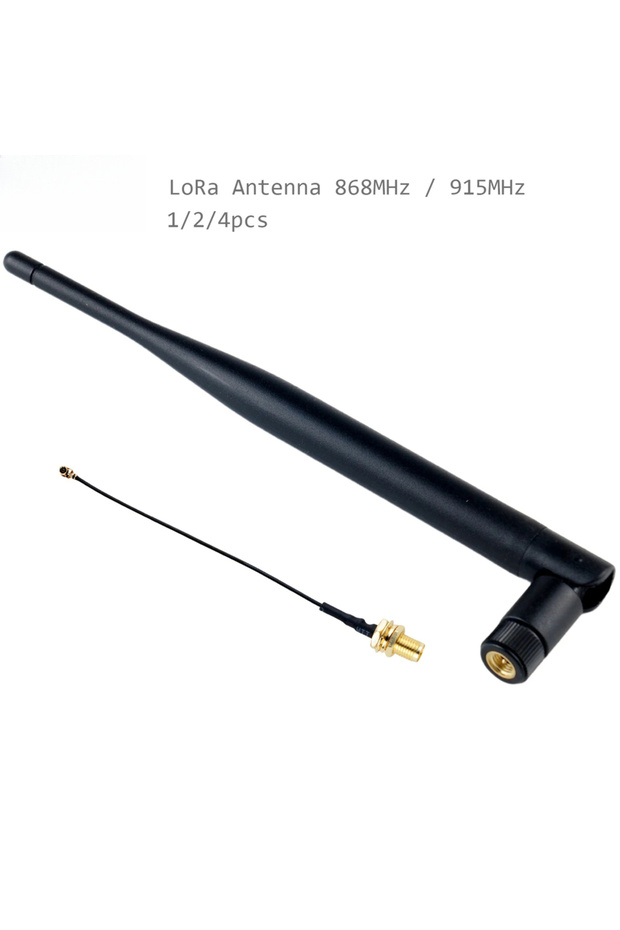 2PCS 868Mhz 868MHz / 915MHz LoRa Antenna 5DBi SMA Male to U.FL Connector Cable Omni-directional Ante