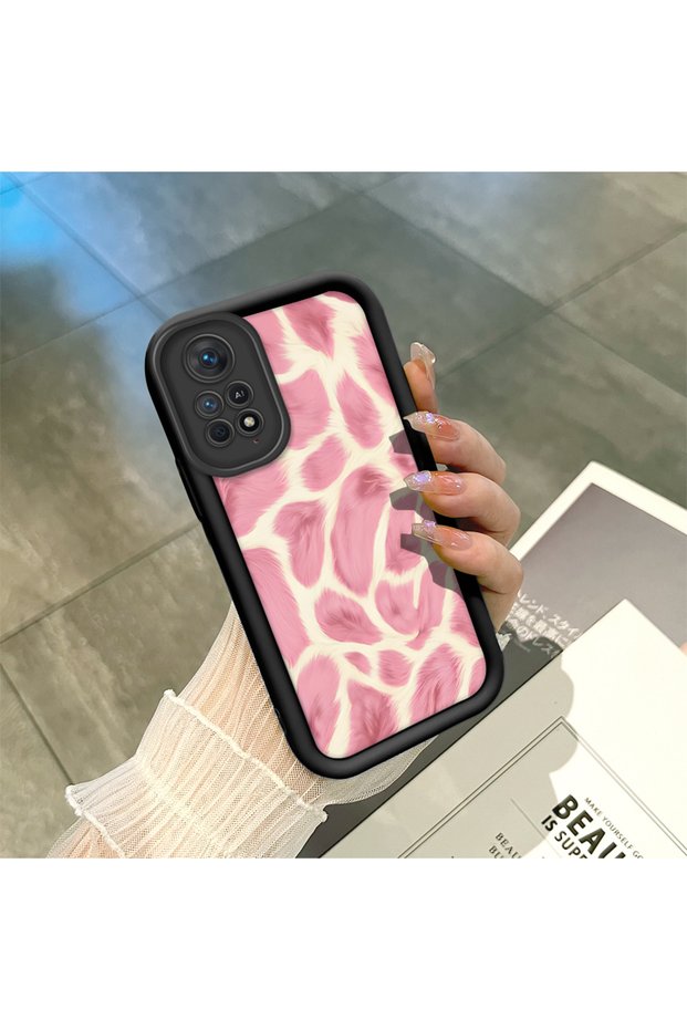 حافظة هاتف من السيليكون عالية الجودة متوافقة مع Redmi Note 12 Pro 4G، بتصميم أنيق على شكل نمر.