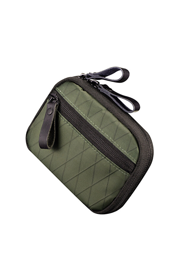 Green EDC Pouch Small Wallet Organizer Tool Bag Waterproof EDC Bag for Folding Knive Flashlight