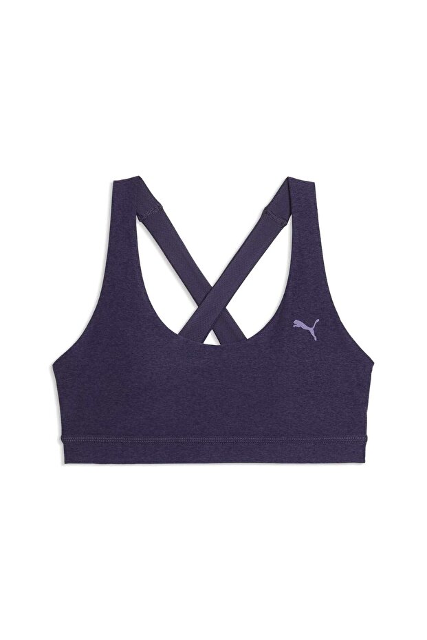 CLOUDSPUN BRA - MID Deep Plum Heather - 1