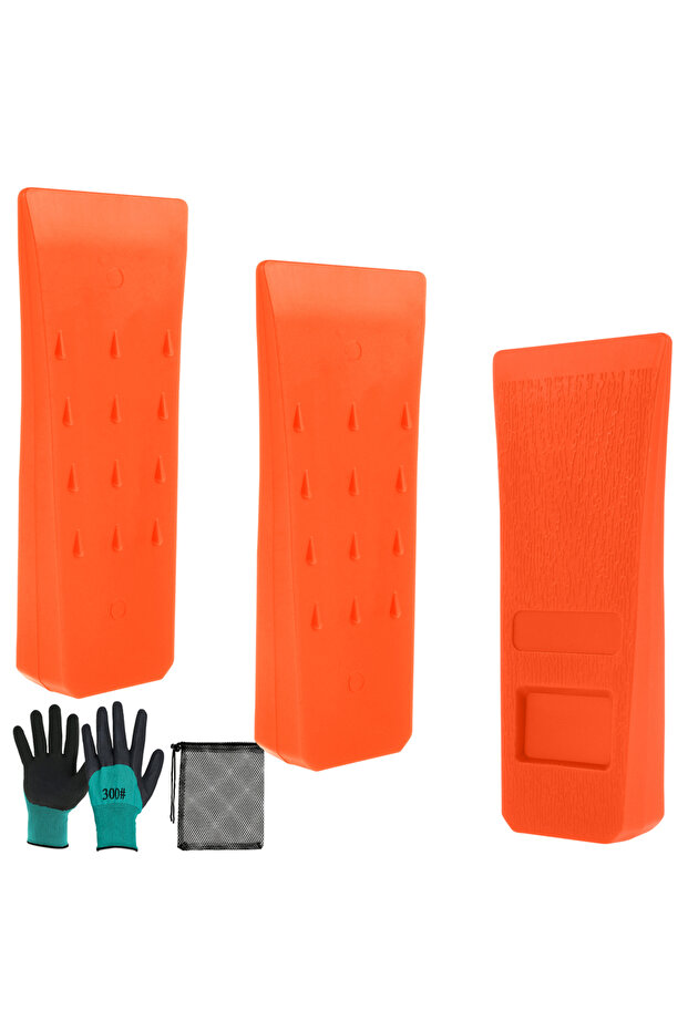 3pcs 3Pcs Felling Wedges Reusable Plastic Chainsaw Wedges Wear Resistant Tree Cutting Wedges Logging