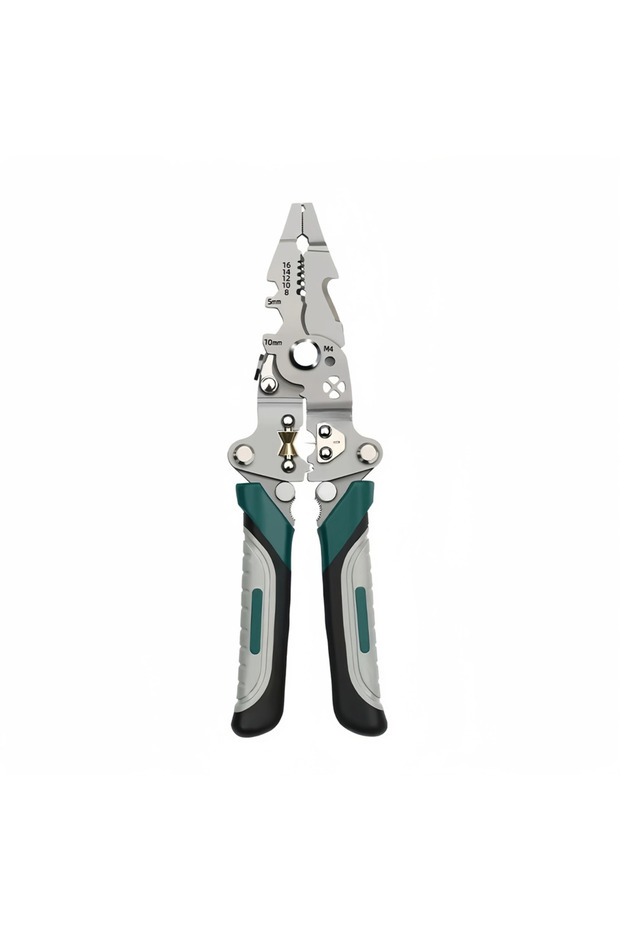 1pcs Multifunctional folding electrician wire stripping and cutting pliers, wiring pliers, wire spli