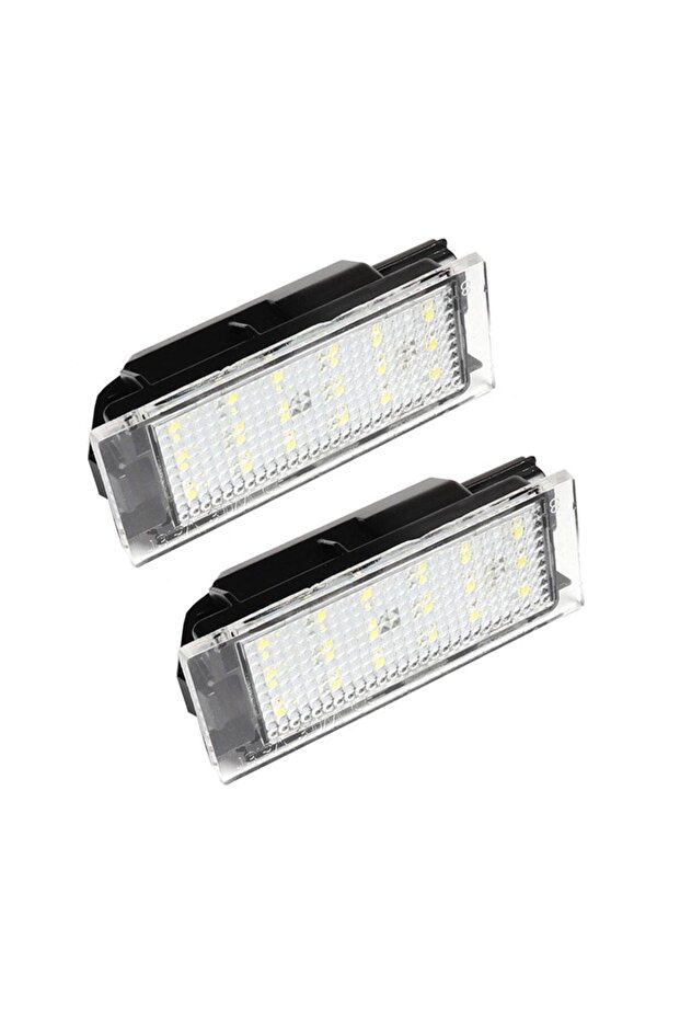 2pcs 2Pcs For Renault Clio 3 2005-2014 Clio 4 2012-2019 Clio Grand Tour 2013-2019 Car Led Number Lic