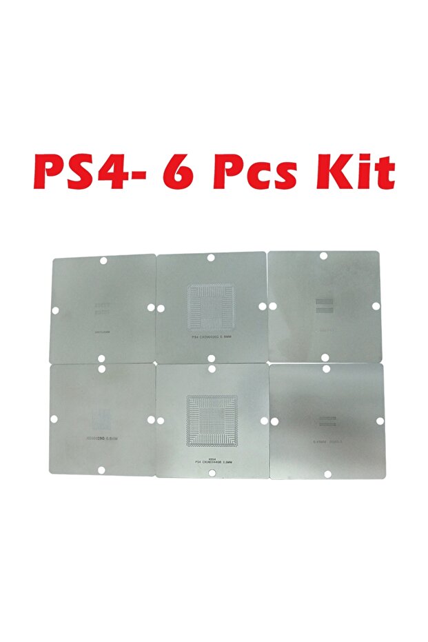 6pcs/lot 90mm PS4 Stencil Suitable BGA Soldering Rework Station Use Reballing Stencils Tools