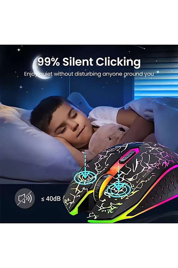 Mouse de gaming wireless Spider® - 7