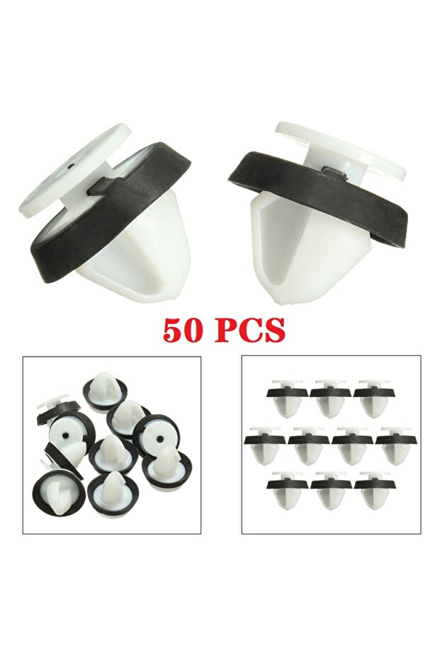 50Pcs Car Auto Bumper Fastener Retainer Push Door Panel Clips 9341PF 6991Y8 For Citroen C2 C8 C3 ...