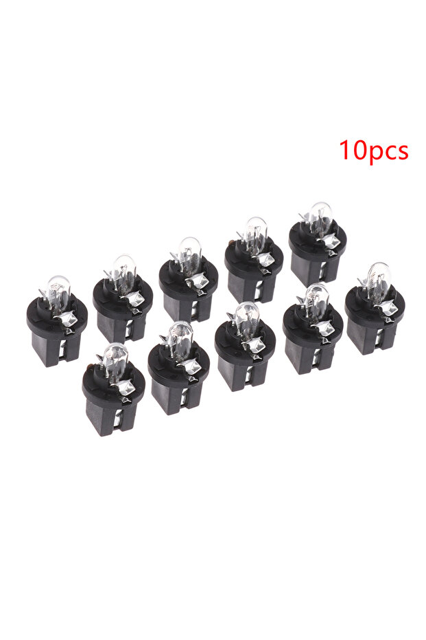 10 قطع 【M】5/10 قطع مصابيح LED B8.5D إضاءة داخلية للسيارة، لوحة القيادة، تدفئة، أو إسفين، عدادات السيارة