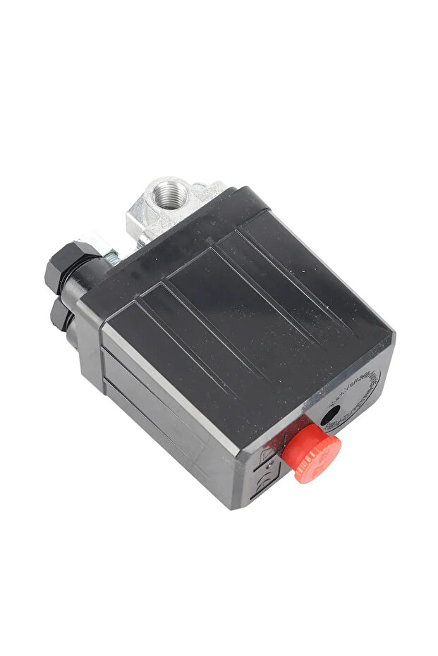 Black Heavy Duty 240V 16A Four Port Air Compressor Pressure Switch Control 90PSI ‑120PSI Air Compres