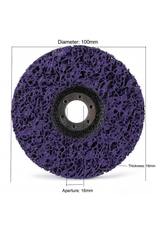 100mm 1pc 100/115/125mm Coral Disc Poly Strip Disc Grinder Strip Disc Abrasive Wheel Paint Rust Re