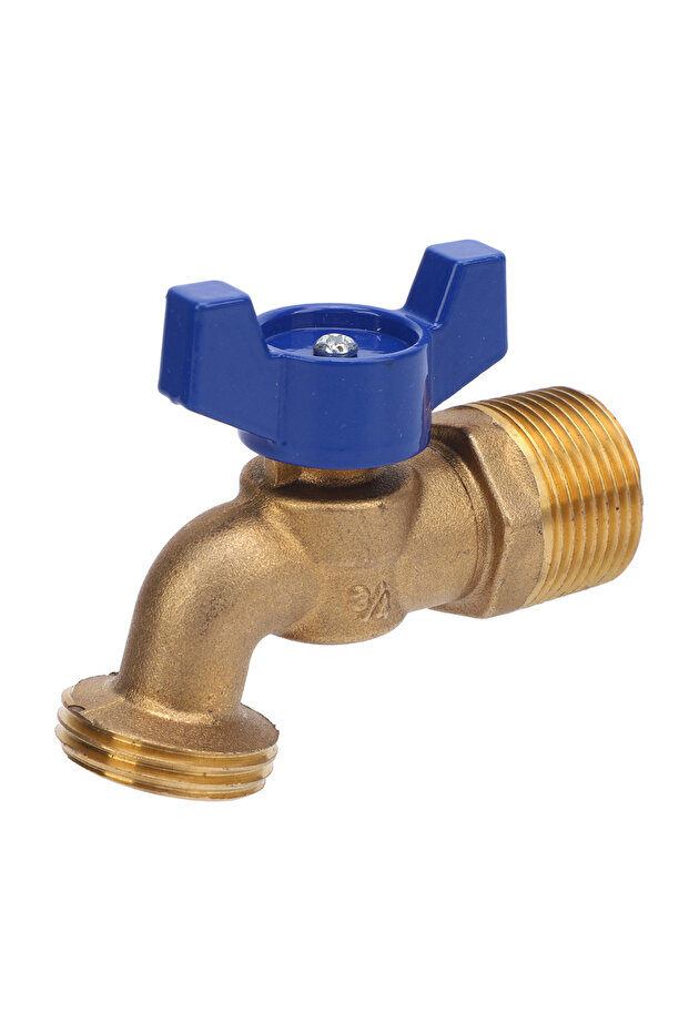 3/4" Garden Hose Outlet Valve G3/4in DN20 Male Thread Brass High Temperature Proof Garden Faucet Val