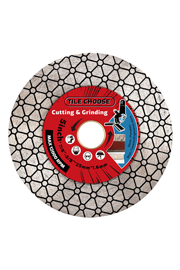 1.6mm D125 mm 22.23mm Multipurpose Cutting Casaverde 125mm Diamond Cutting Disc Ceramic Tile Porcela