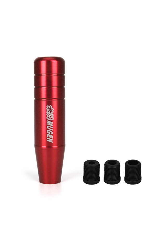 Red Universal 13CM Aluminium Gear Shift Knob Mugen Electroplating Color Manual Shifter Dandle Extend