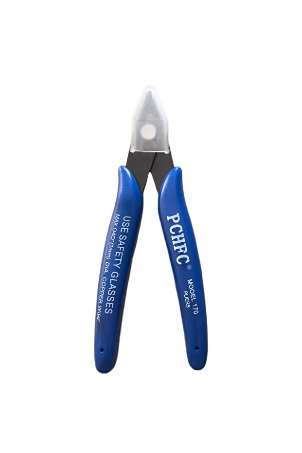 Blue -1pc Sharp Diagonal Plier Cutter Electrical Wire Cable Zip Tie Cutting Metal Side Snips Flush P
