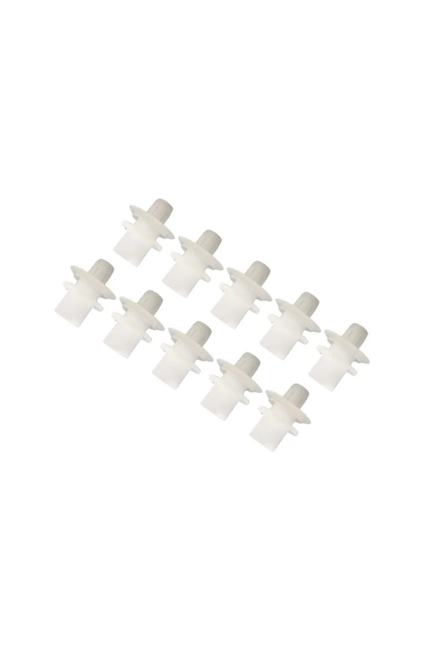 WHITE 10pcs Car Bumper Mudguard Clips For Smart For Fortwo 450 451 For Cabrio Coupe Rear Bumper Clip