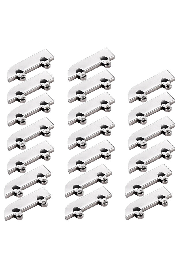20pcs 6/10/20pcs Small Pulleys, Glass Sliding Door Pulleys, Mobile Rollers, Clamp Wheels, Suitable f