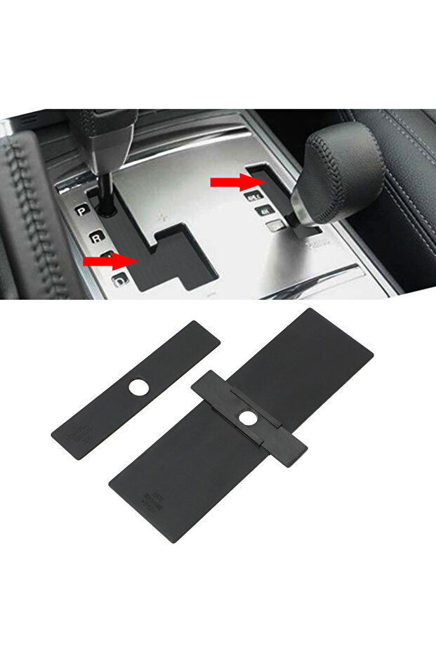 For Mitsubishi Gear Shift Panel Dust Covers Shift Lever Panel Trim Strips #8015A065 For Pa...