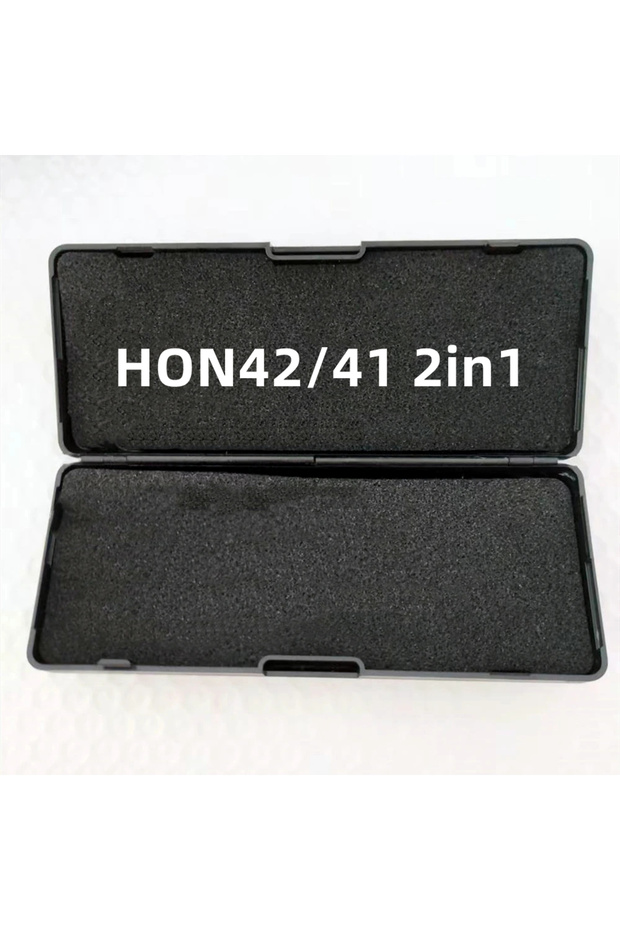 HON42 2IN1 قطعة واحدة/مجموعة، جهاز فك تشفير Lishi HON42/41 2 في 1 مصمم لدراجات هوندا النارية ذات 8 فتحات.
