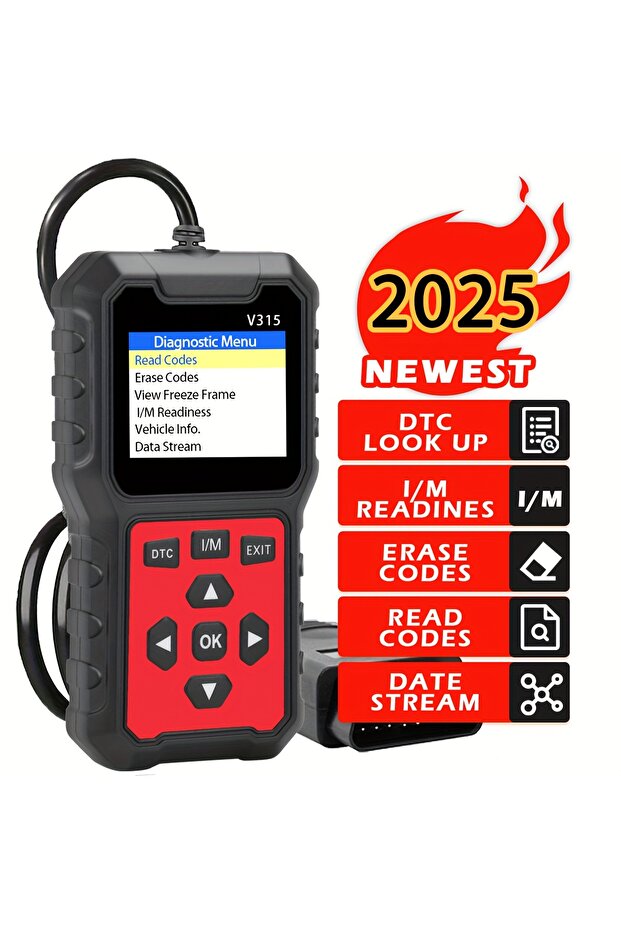 USB Powered 2025 Car OBD2 Scanner - Advanced Engine Diagnostic Tool, with code reader, multi-lang... - 7