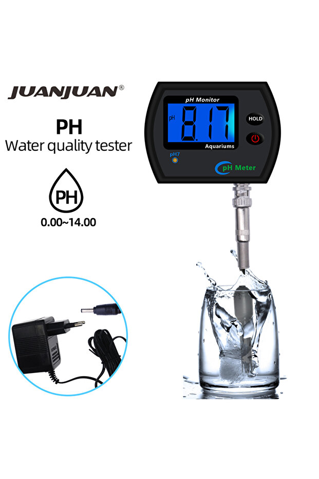 US Plug PH Meter Water Quality Monitor Online for Aquarium Multi-parameter Water Quality Monitor Onl