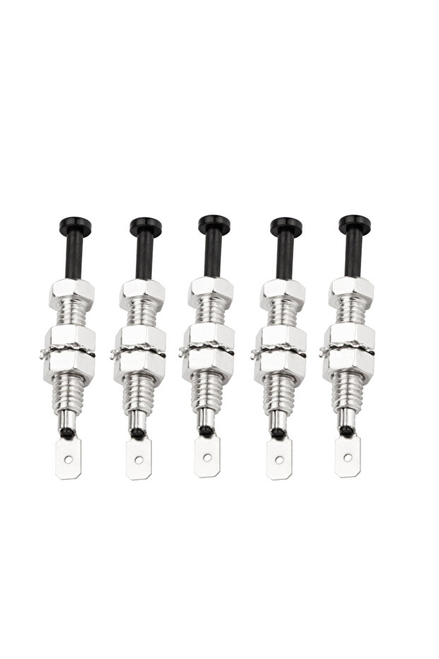 DaierTek 5PCS Door Pin Switch Car Hood Jamb Auto Alarm Security Adjustable Momentary ON Off 12VDC...