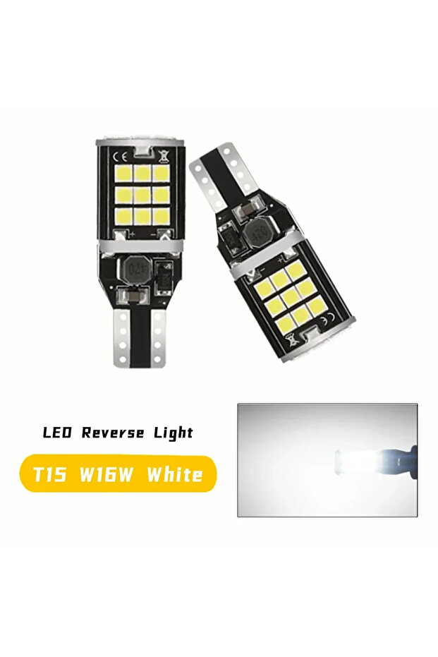 WHITE 2pcs High Bright T15 led 921 W16W LED Bulb Car Backup Reverse Lights for mazda 3 5 6 cx-3 cx3
