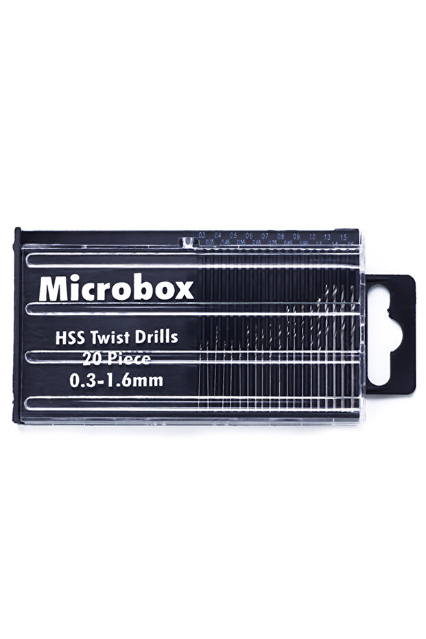 20pc Mini Drill 20pc Full Grinding High Speed Steel Mini Twist Drill Mini Small Drill Bit Power Tool