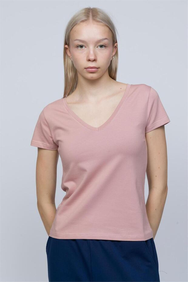 Women's Powder V-Neck T-Shirt