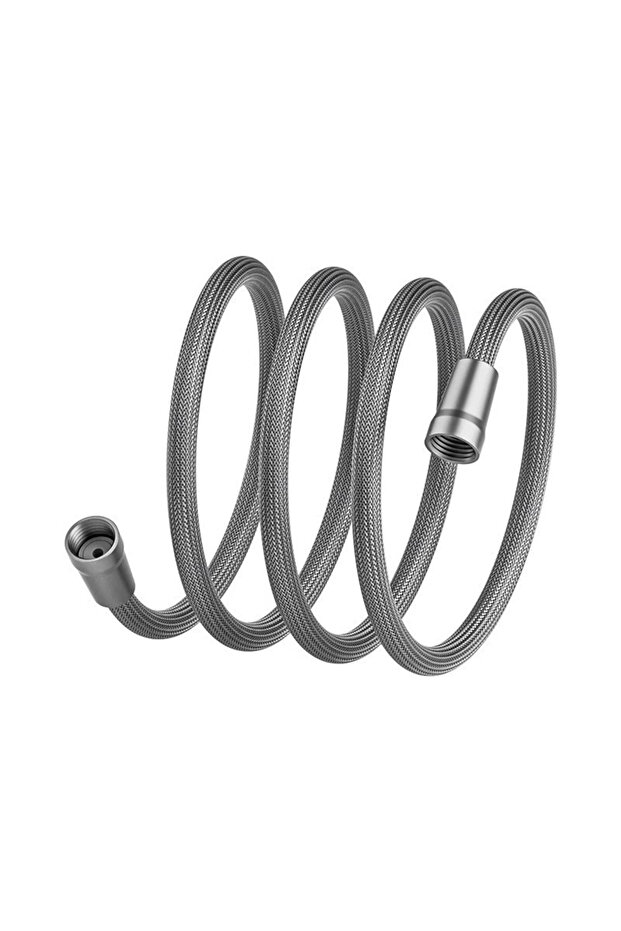 2M grey 1.5/2M Anti Winding Handheld Shower Hose GI/2 Flexible Shower Tube High Pressure Universal I