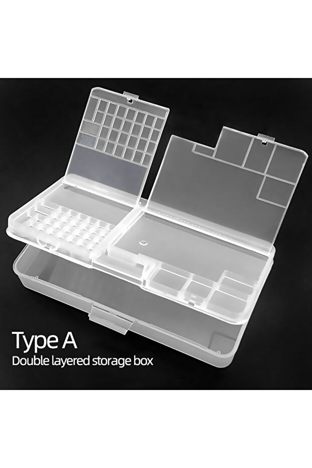 Model A Box, Electronic Components, Transparent Plastic Storage, Small Screw Accessories, Tool Class - 1