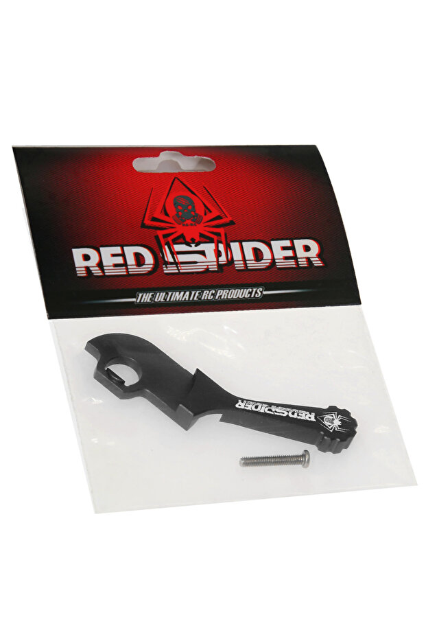 جهاز تحكم عن بعد أسود اللون من نوع RS Red Spider RC Flying Elephant DDF-350 مزود بشاشة، وجهاز تحكم عن بعد بـ 10 قنوات