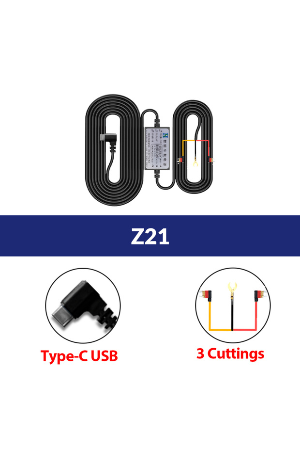 Type-C Yangood 3.5 Meters Buck Line for Dash Camera Kit Reaview Mirror Rear Camera Adapter Type-C Ca