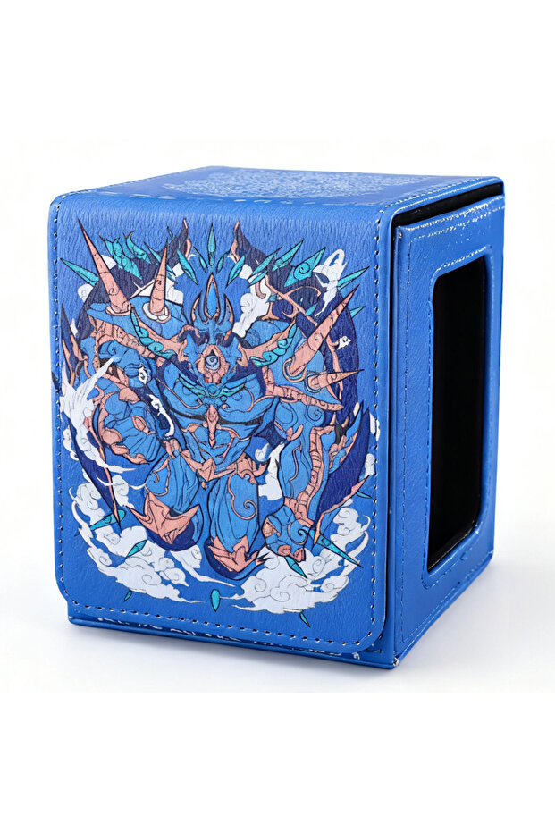Egyptian Egyptian God Series MTGCard Deck box Display Window, Trading Card Storage Box, Can Hold 120