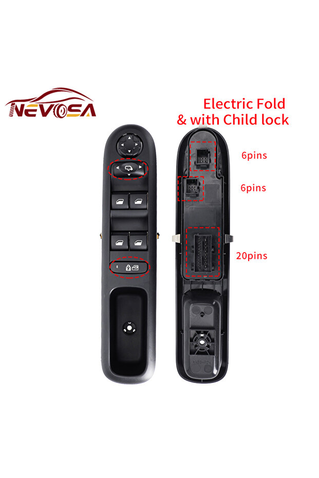 Electric Fold For Peugeot 308 408 3008 5008 Hatchback Wagon Car Electric Master Power Window Control