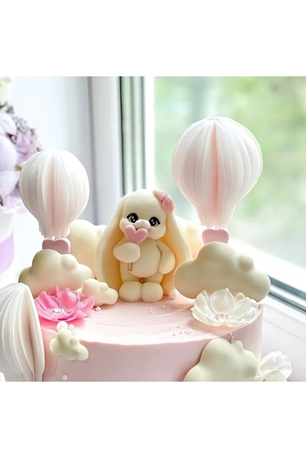 Rabbit Silicone 3D Rabbit Silicone Molds for Easter Bunny Epoxy Resin, Plaster & Concrete - Cute Ani