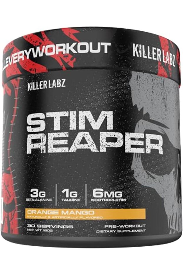 Stim Reaper Pre-workout 30s serving (Orange Mango)