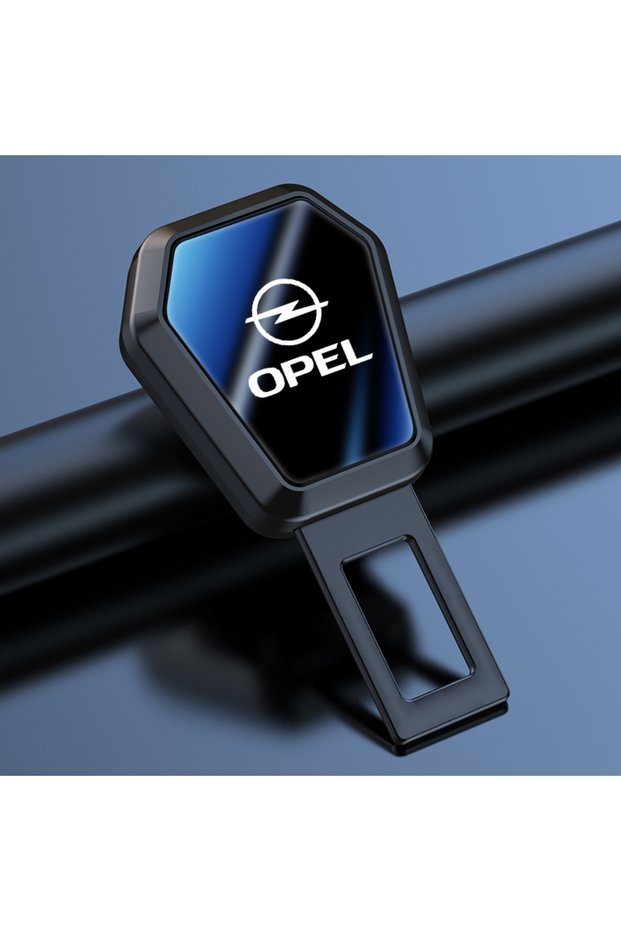 E-Gun Black Car Logo Seat Belt Extension Plug Converter Accessories For Opel Astra Insignia Zafira O