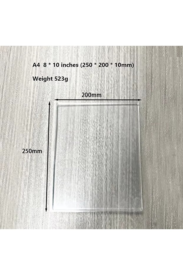 A4 New Transparent Gel Printing Plate Silicone Reusable Gel Plate Gel Press Monoprinting Gel Arts Cl