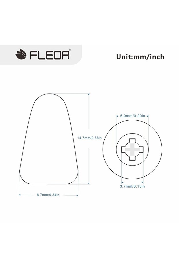 مجموعة FLEOR من 6 قطع من أغطية مفاتيح تبديل الجيتار البلاستيكية ذات 5 أوضاع، بثلاثة ألوان، مفاتيح اختيار اللاقطات الكهربائية... - 5