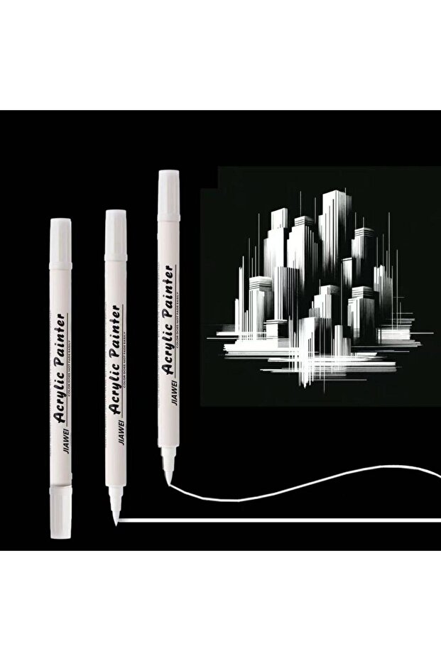3pcs 3/5pcs Acrylic Paint Marker Pens - Waterproof & Quick-Drying, Ideal for DIY Crafts, Resin Art,