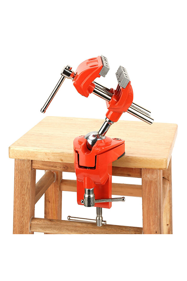 Mini 360° Rotating Clamp Vise Adjustable 70mm Jaw Width Vise Table Clamp for Workbench Woodwork M...