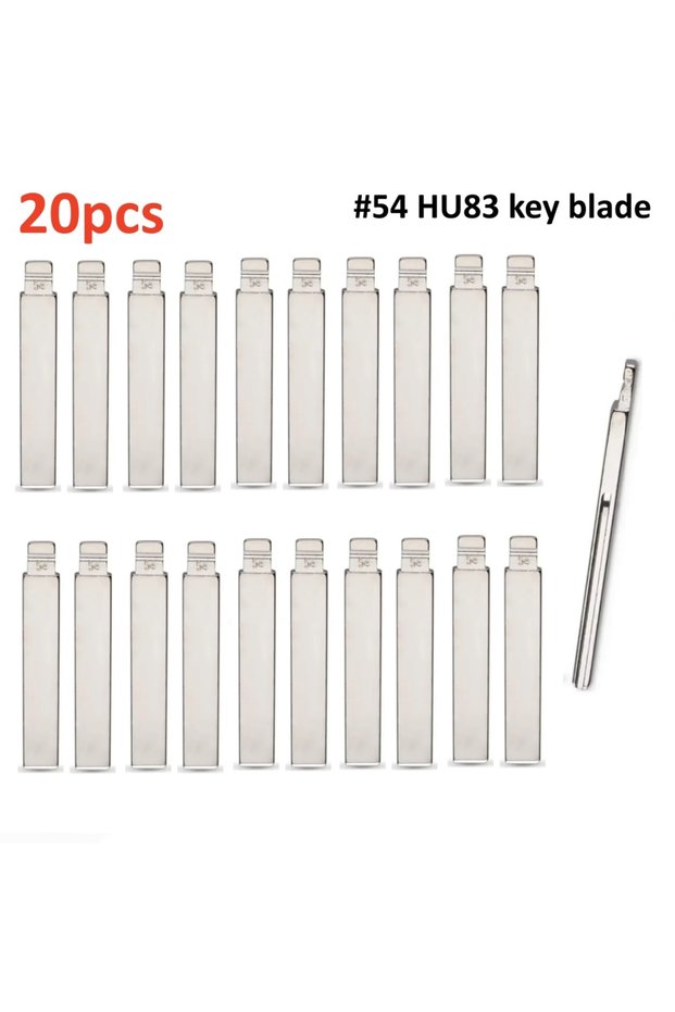 20pcs 20Pcs/Lot #54 Uncut HU83 Remote Key Blank Flip VVDI KEYDIY Lishi Xhorse KD Blade For Citroen C