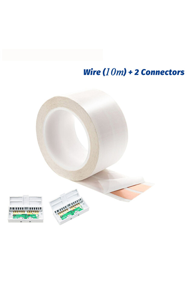 سلك كابل مسطح فضي من FROGBRO لمكبرات الصوت، 16 AWG، موصلان من النحاس، سلك صوتي LED، أسلاك مضخم صوت
