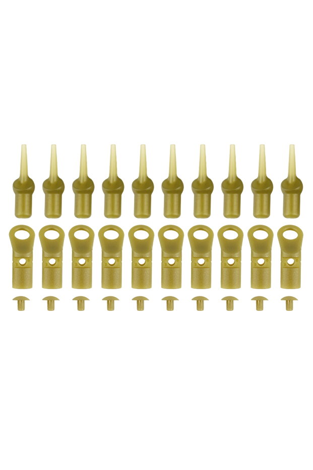 10Set 10set Carp Fishing Drop Off Run Ring with Beads Quick Release Terminal Tackle f