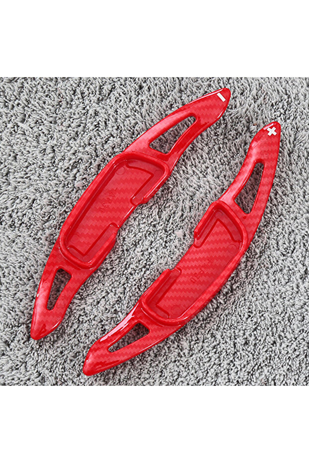Carbon Fiber Red Car Steering Wheel Shift Paddle For Mazda 2 3 6 CX-3 CX-4 2013 CX-5 2016 2017 2018